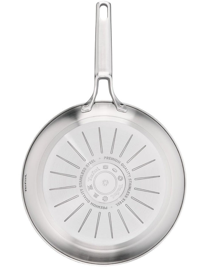 Extreme Induction Uncoated Frypans Twin Pack 24/28cm in Silver