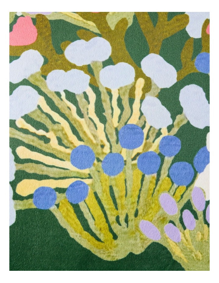 Desert Flowers Nights Cushion by Jessie Ngwarraye Ross