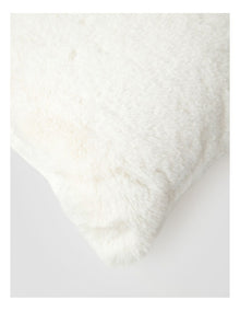 Amelie Faux Fur Cushion in Creme