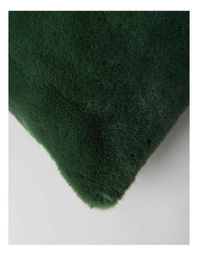 Amelie Faux Fur Cushion in Fern