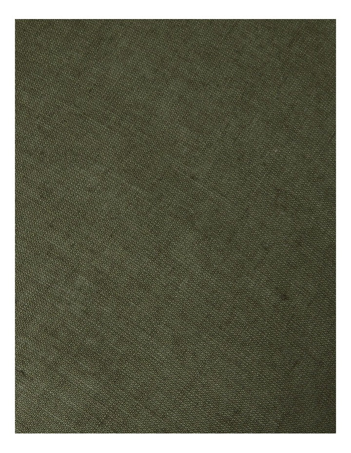 Sandy Cape Linen Cushion in Olive