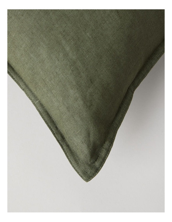 Sandy Cape Linen Cushion in Olive