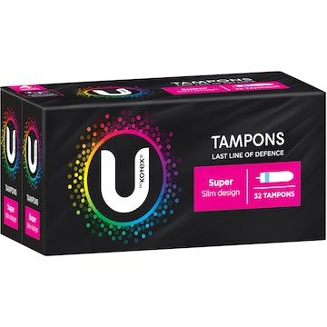 U by Kotex Tampons Super 32 pack