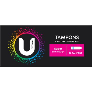 U by Kotex Tampons Super 32 pack