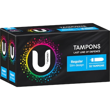 U by Kotex Tampons Regular 32 pack