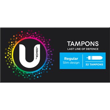 U by Kotex Tampons Regular 32 pack