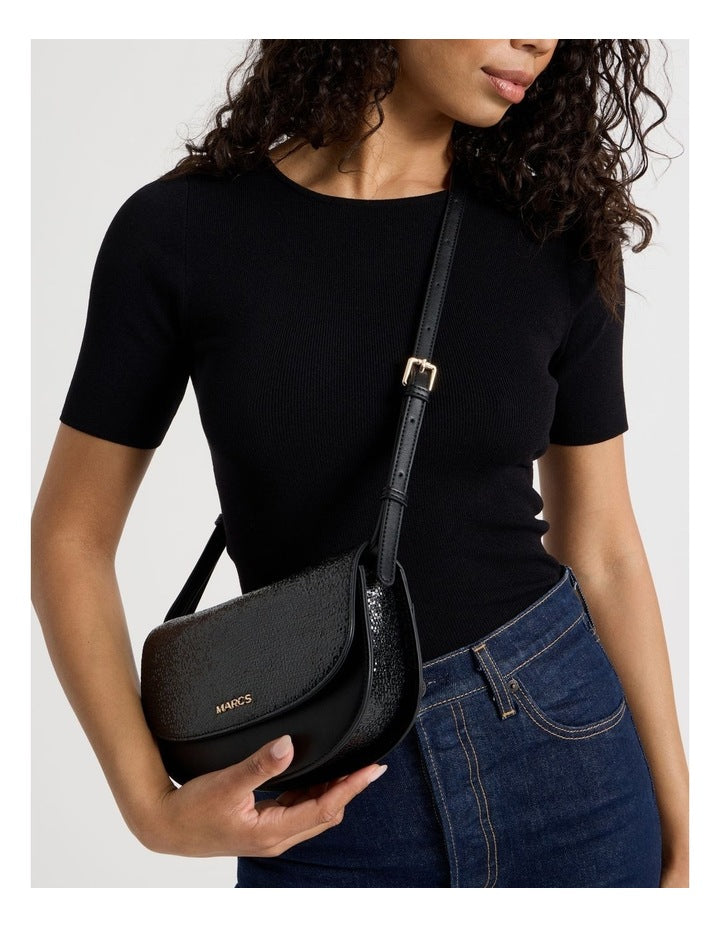 Palma Shoulder Bag in Black