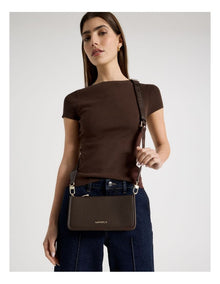 Lucerne Shoulder Bag in Chocolate