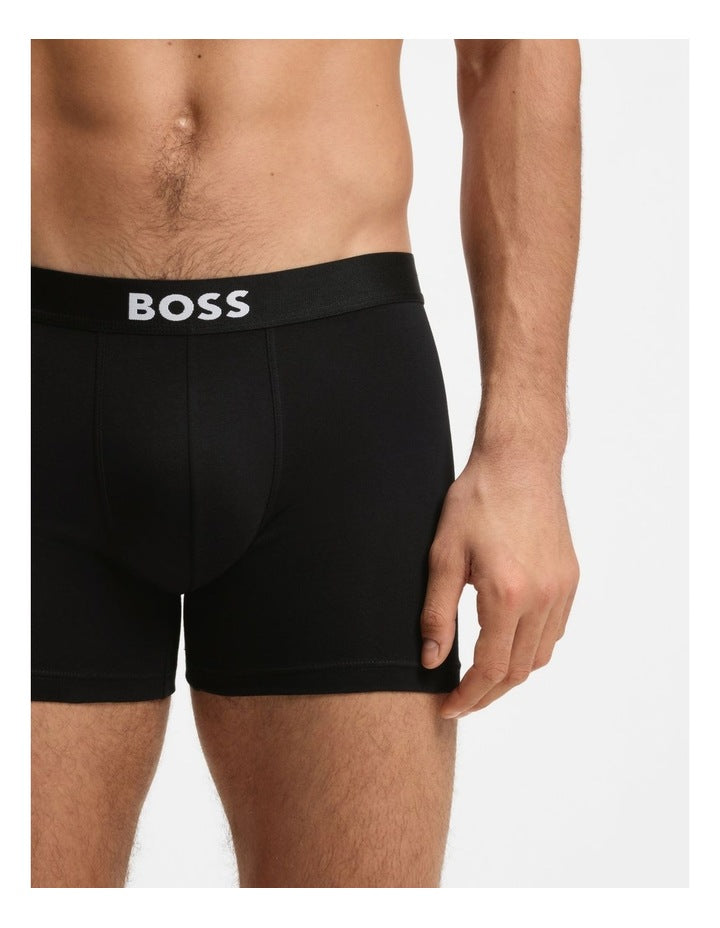 3 Pack Boss One Boxer Briefs in Black