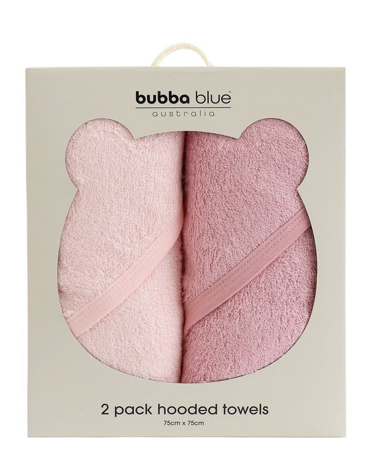 Sundae Hooded Towels 2 Pack in Cupcake