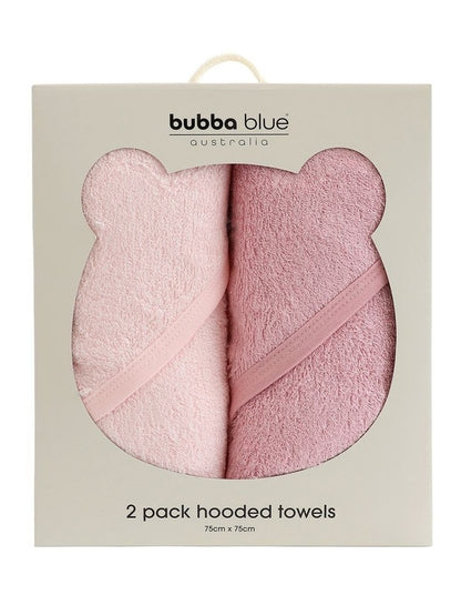 Sundae Hooded Towels 2 Pack in Cupcake