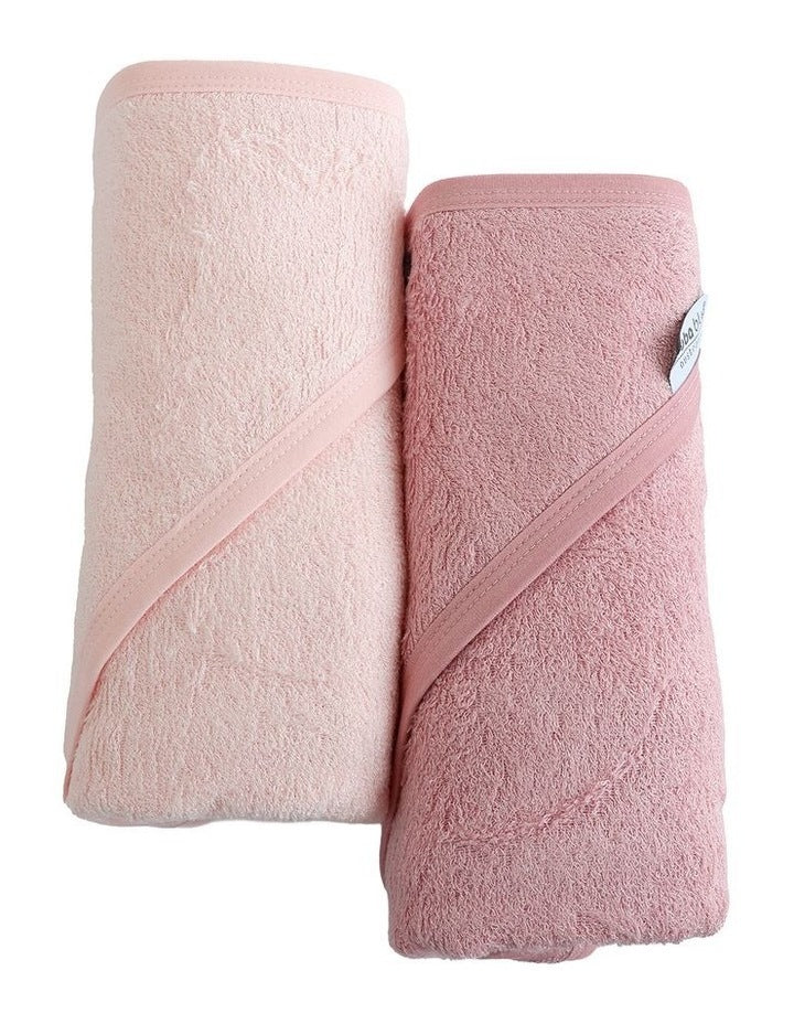 Sundae Hooded Towels 2 Pack in Cupcake
