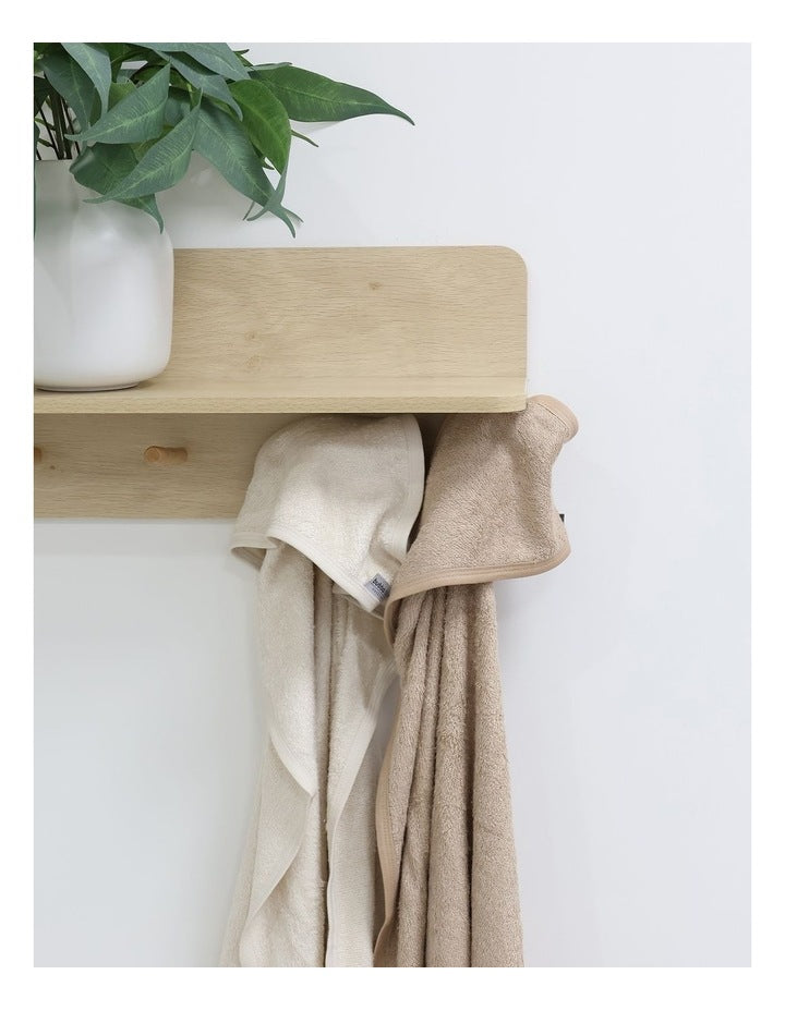 Sundae Hooded Towels 2 Pack in Chestnut