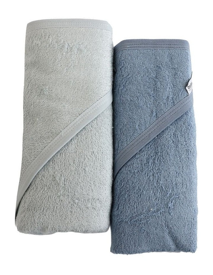Sundae Hooded Towels 2 Pack in Blueberry