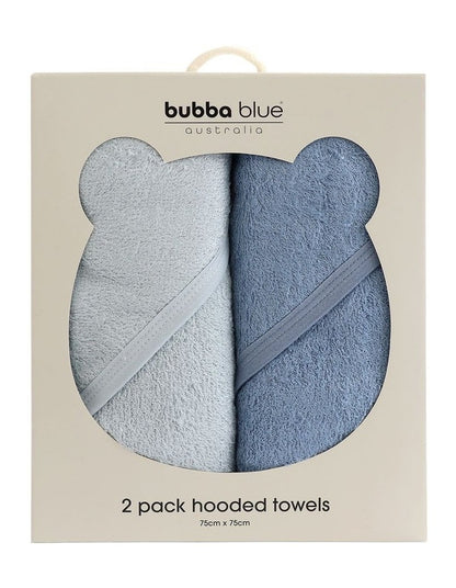 Sundae Hooded Towels 2 Pack in Blueberry