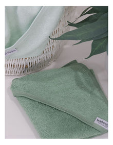 Sundae Hooded Towels 2 Pack in Greentea