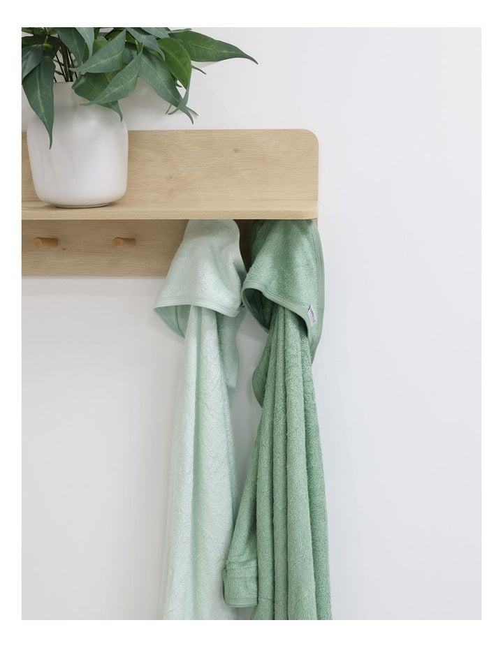 Sundae Hooded Towels 2 Pack in Greentea