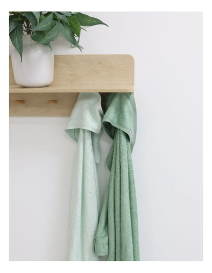 Sundae Hooded Towels 2 Pack in Greentea