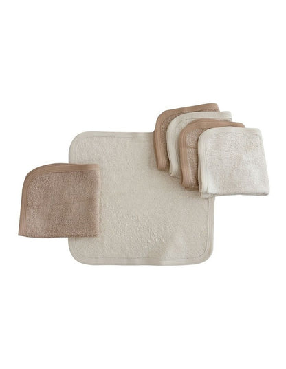 Sundae Face Washers 6 Pack in Chestnut