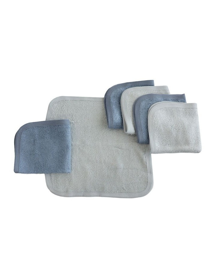 Sundae Face Washers 6 Pack in Blueberry