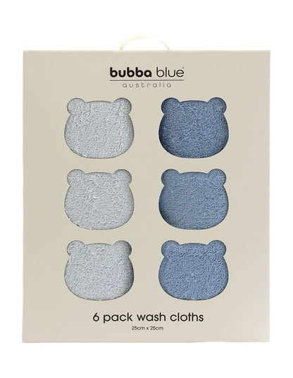 Sundae Face Washers 6 Pack in Blueberry