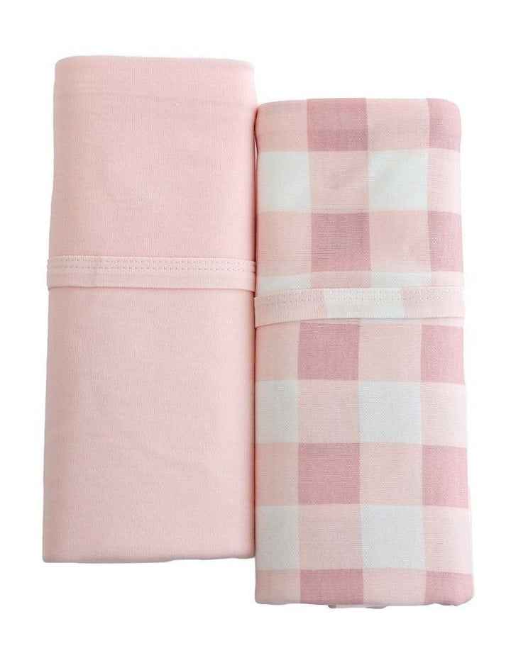 Soft Cotton Jersey Swaddle Wraps - 2 Pack