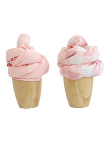Sundae Jersey Swaddle Wraps 2 Pack in Cupcake