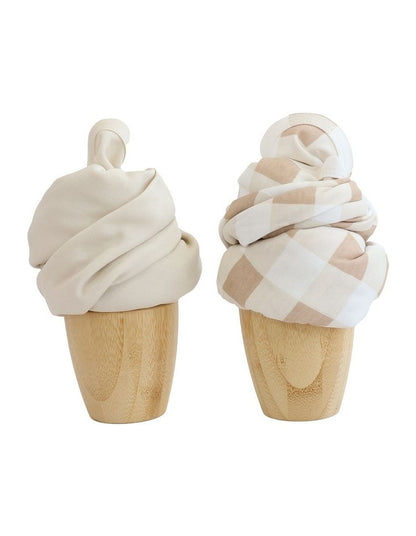 Sundae Jersey Swaddle Wraps 2 Pack in Chestnut