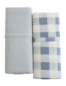 Sundae Jersey Swaddle Wraps 2 Pack in Blueberry