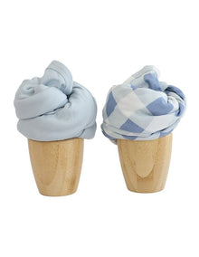 Sundae Jersey Swaddle Wraps 2 Pack in Blueberry