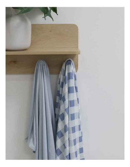 Sundae Jersey Swaddle Wraps 2 Pack in Blueberry