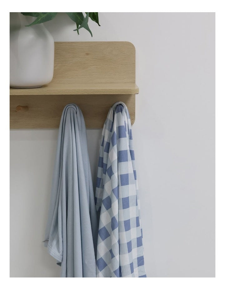Sundae Jersey Swaddle Wraps 2 Pack in Blueberry