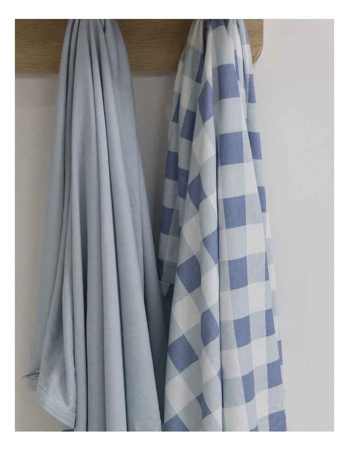 Sundae Jersey Swaddle Wraps 2 Pack in Blueberry
