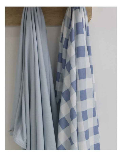 Sundae Jersey Swaddle Wraps 2 Pack in Blueberry