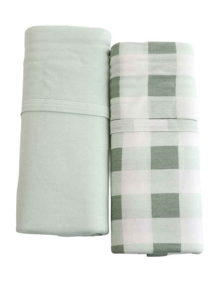 Soft Cotton Jersey Swaddle Wraps - 2 Pack