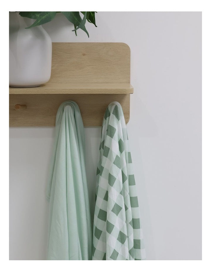 Sundae Jersey Swaddle Wraps 2 Pack in Greentea