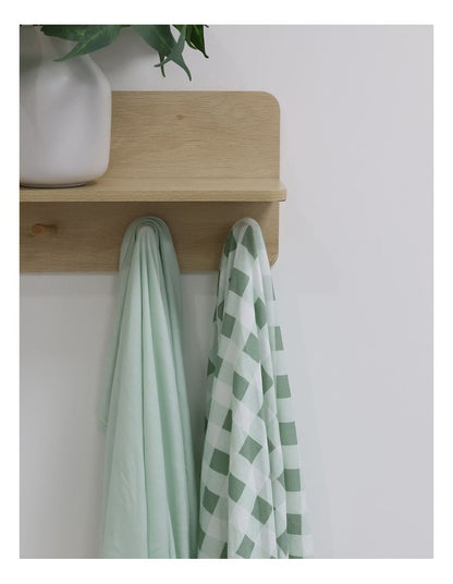 Sundae Jersey Swaddle Wraps 2 Pack in Greentea