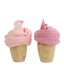 Sundae Muslin Wraps 2 Pack in Cupcake
