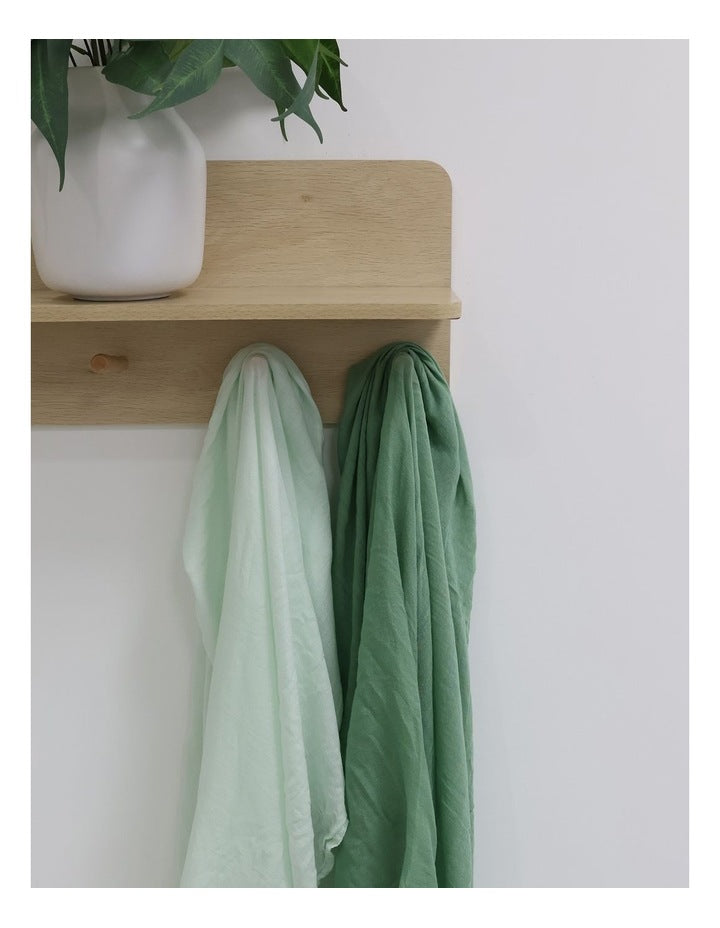 Sundae Muslin Wraps Pack of 2 in Greentea