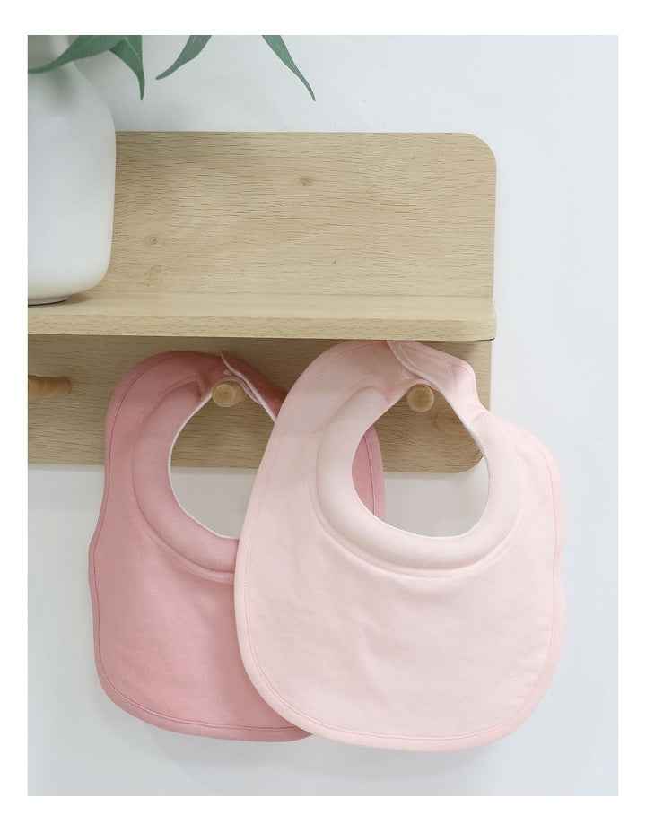 Baby Bibs 2 Pack - Soft Cotton Blend