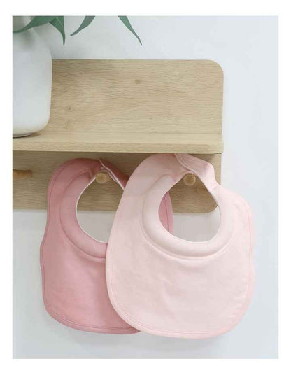 Baby Bibs 2 Pack - Soft Cotton Blend