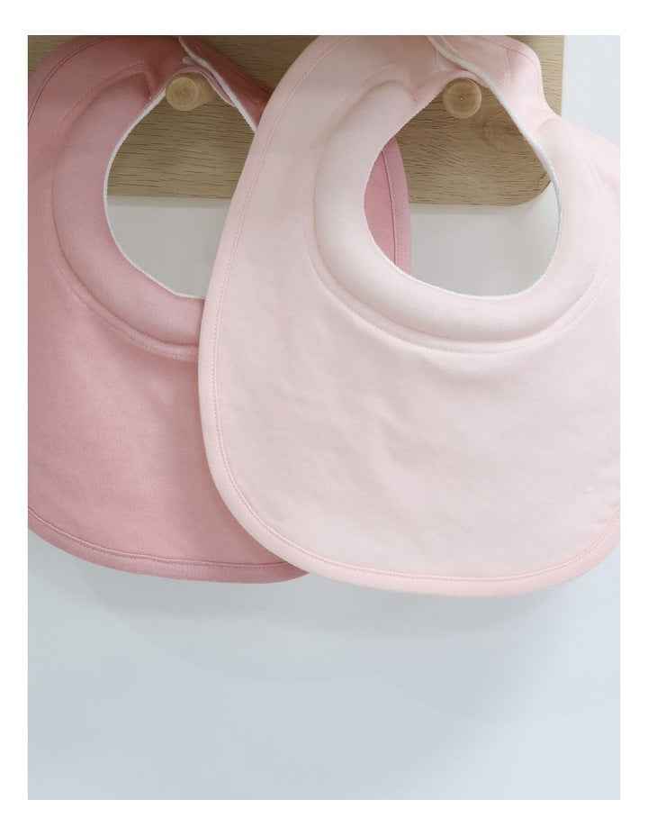 Baby Bibs 2 Pack - Soft Cotton Blend