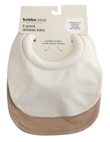 Sundae Dribble Bibs 2 Pack in Chestnut