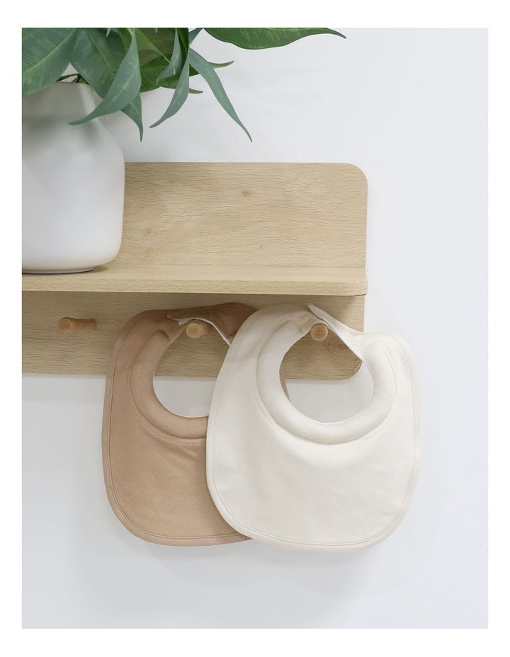 Sundae Dribble Bibs 2 Pack in Chestnut