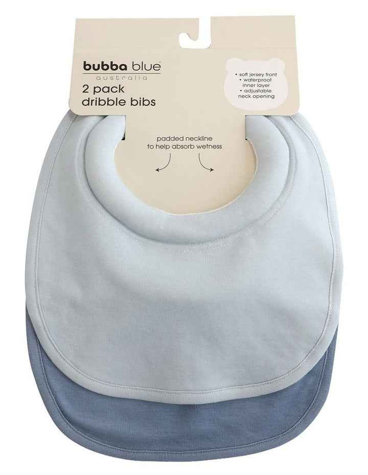 Baby Bibs 2 Pack - Soft Cotton Blend