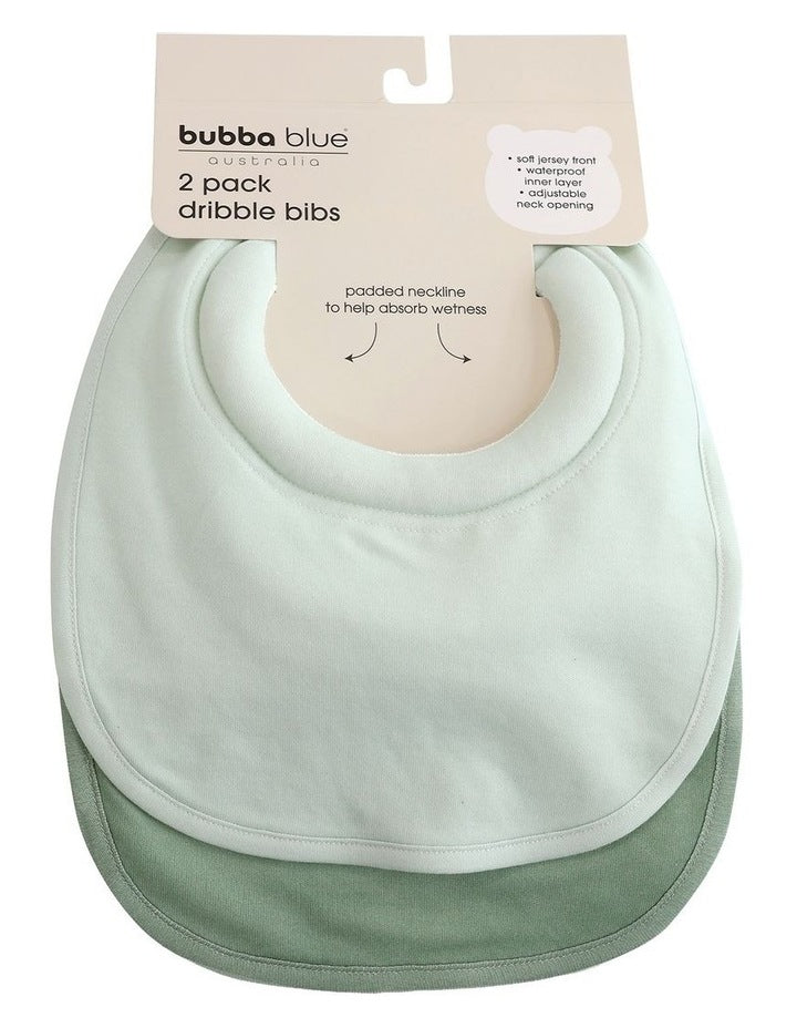 Sundae Dribble Bibs 2 Pack in Greentea