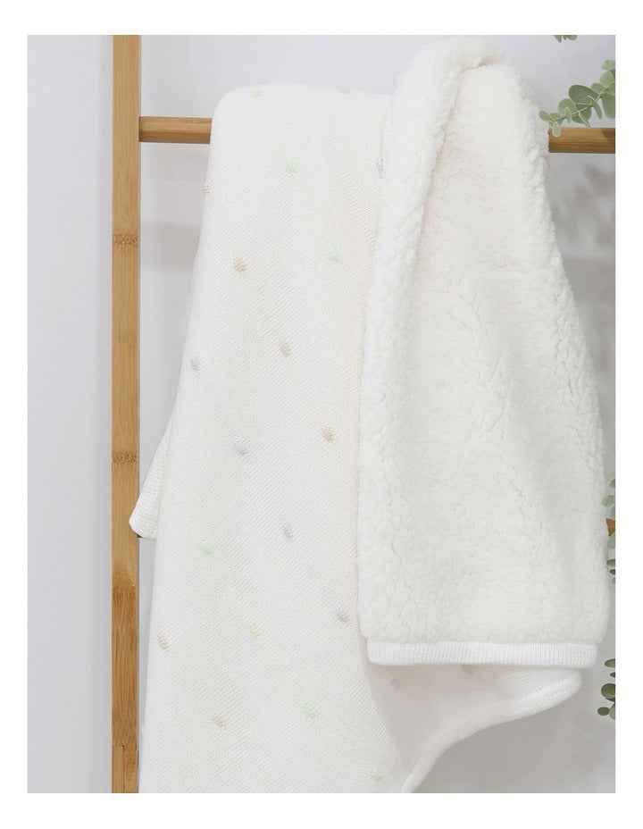 Confetti Blanket in White