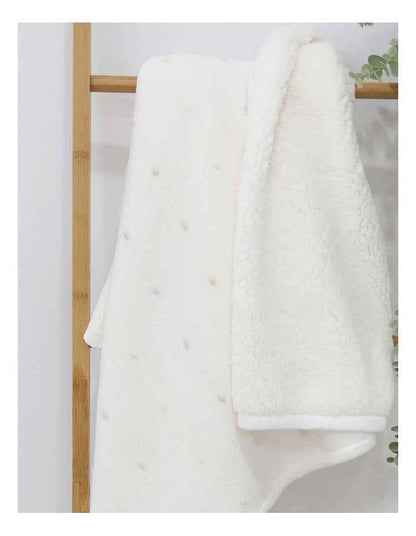Confetti Blanket in White