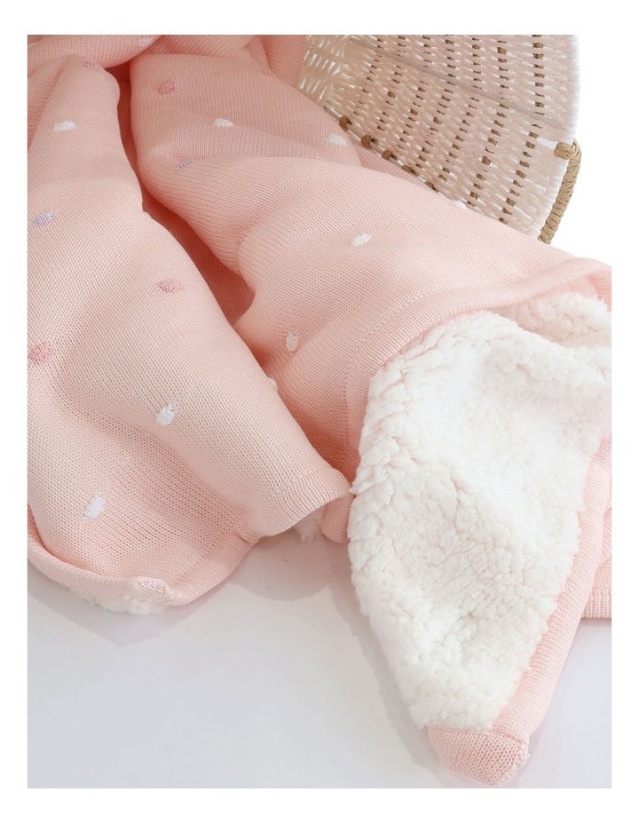 Confetti Blanket in Berry