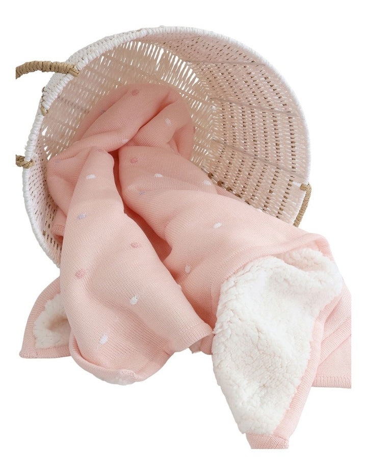 Confetti Blanket in Berry